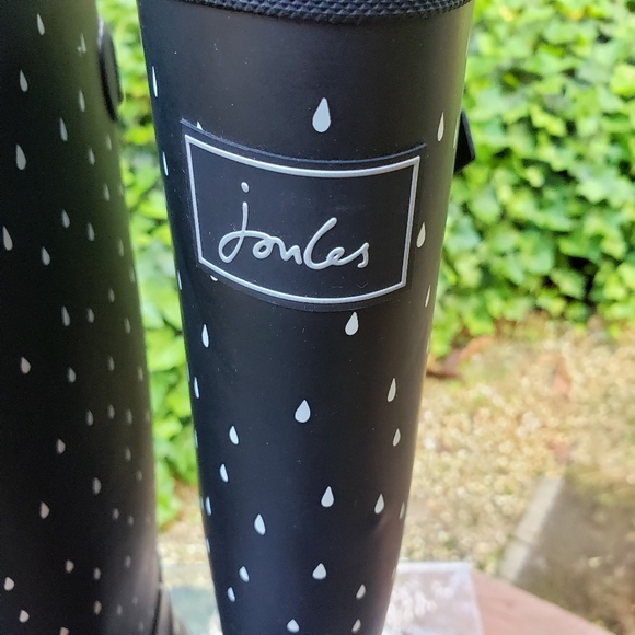 NEW Joules Tall Rain Boot with Adjustable Back Gusset Women's Size 5 - B… - Picture 5 of 16
